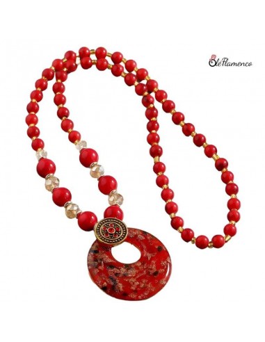 Collar Flamenco de Cristal