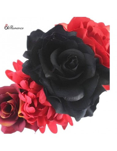 Diadema de flores flamenca - Menkes