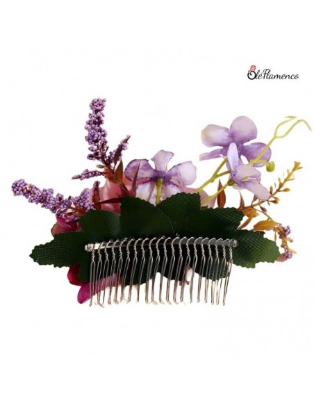 Flores Flamencas con Peina