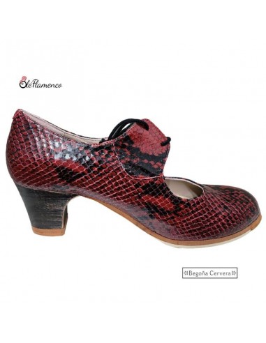 Zapato de Baile Flamenco Profesional de Begoña Cervera - Cordones