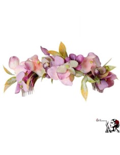 Flores Flamencas ramillete con Peineta