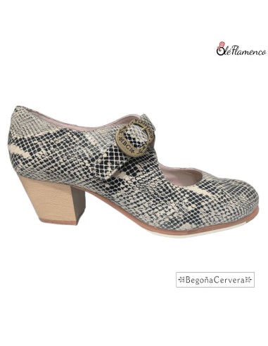 Zapato de Baile Flamenco Profesional Hebilla de Begoña Cervera-