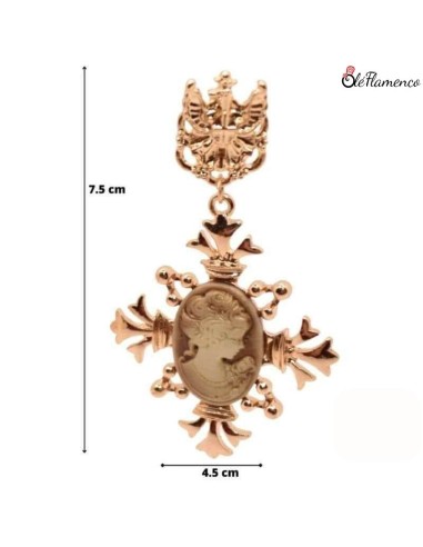 Pendientes de flamenca Camafeo
