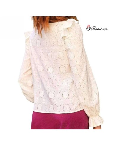 Blusa mujer con estampado original y detalles...