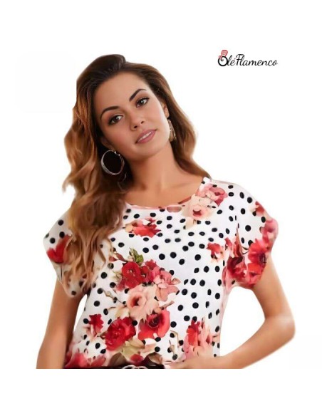Camiseta con encanto flamenco