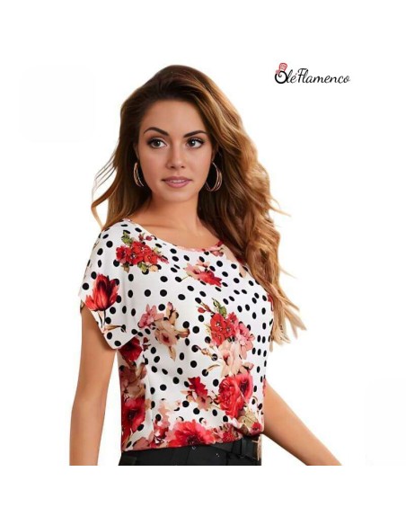 Camiseta con encanto flamenco