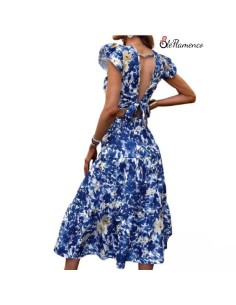 Conjunto floral dos piezas para romeria Azul 2
