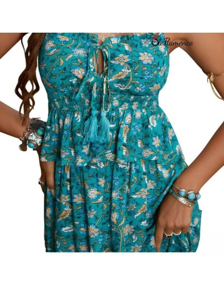 Conjunto floral dos piezas para romeria Amanecer