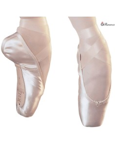 Zapatillas de punta nivel avanzado Sansha Ovation 606 con plataforma amplia