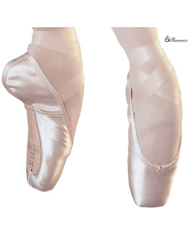 Zapatillas de punta nivel avanzado Sansha Ovation 606 con plataforma amplia