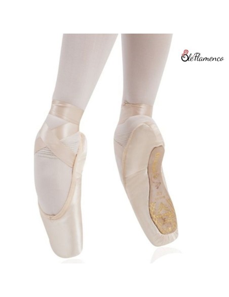 Zapatillas de punta profesionales Sansha Ovation 3/4 de máxima flexibilidad