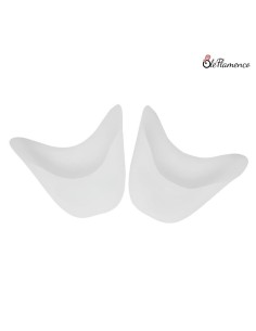 Protectores de silicona blancos para zapatillas de punta