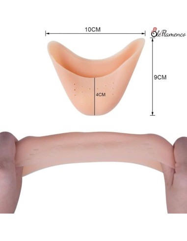 Material elástico y adaptable de los protectores de silicona